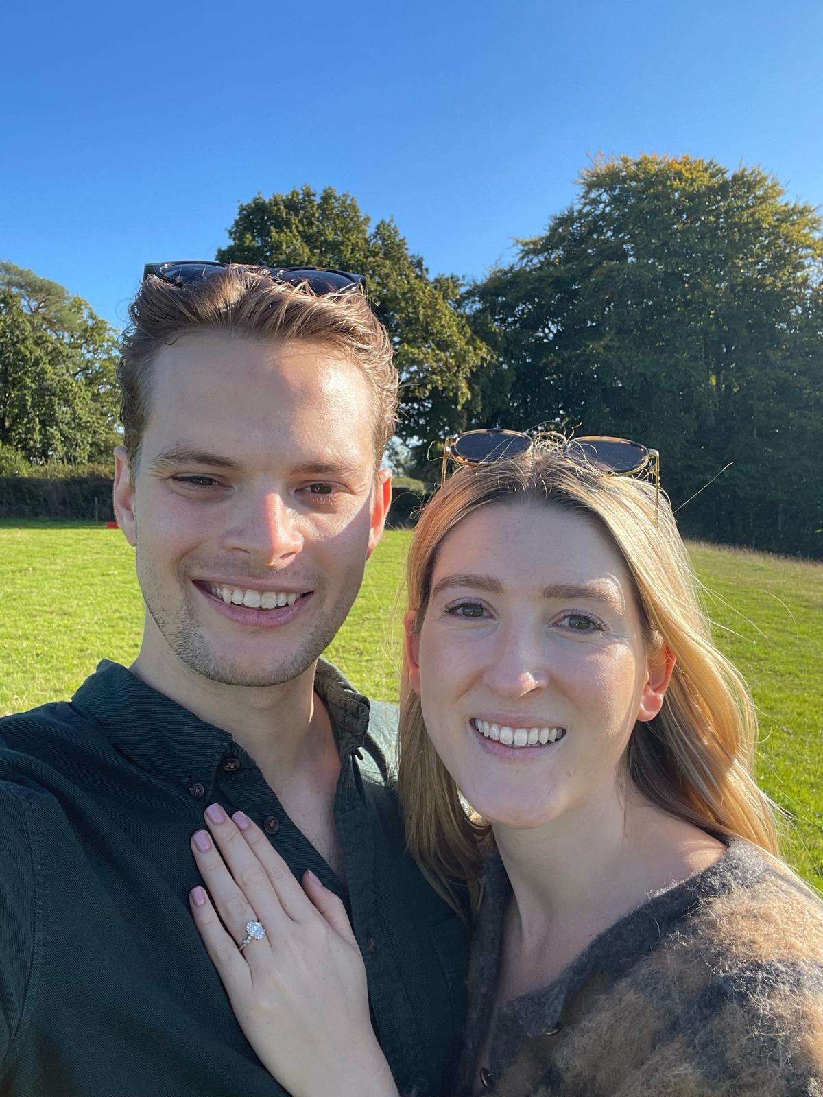 Frederick and Flora's engagement photo
